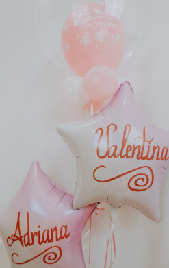 Bouquets para comunión con globos