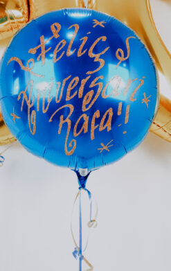 Globo azul gigante