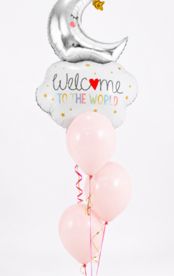 Ramo "Luna y nubes con globos"