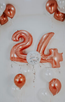 Cumple 24 globos