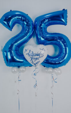 Cumple 25 globos