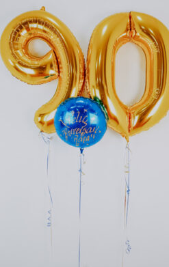 Feliz 90 Dorado
