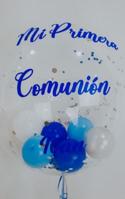 Mi primera comunión azul