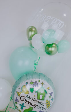 Boquet comuniones verde