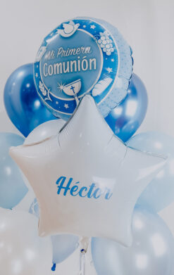 Estrella y Formas Globo Comuniones