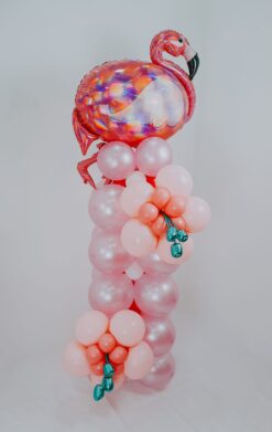Flamenco con globos