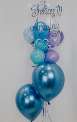 Ramo de globos azul