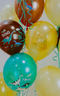 Ramo de globos colores amarillos