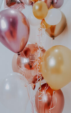Ramo de globos colores metalizados