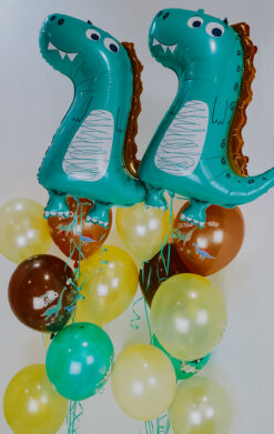 Ramo de globos dinosaurio