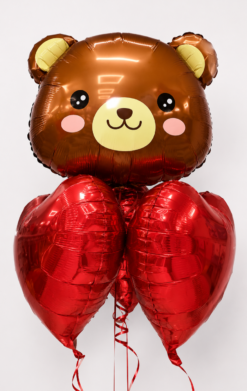Ramo "Oso y corazones"