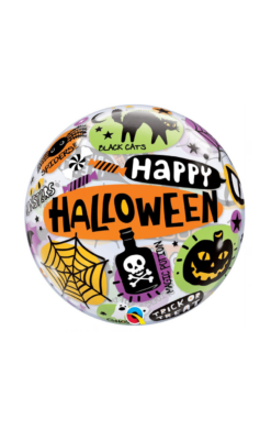 Burbuja "Happy Halloween" 56cm